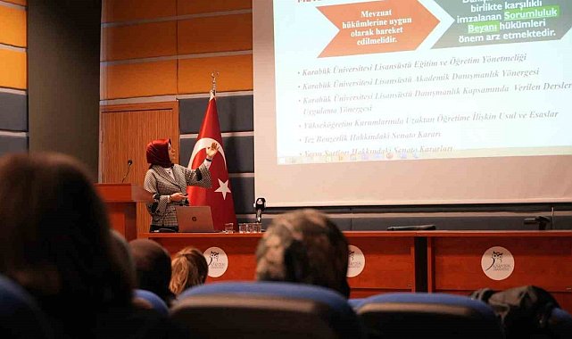 KBÜ'de "Tez Yazım Atölyesi" programı tamamlandı