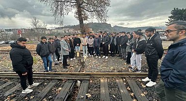 KBÜ'lü Öğrenciler TCDD Karabük'te saha çalışması yaptı