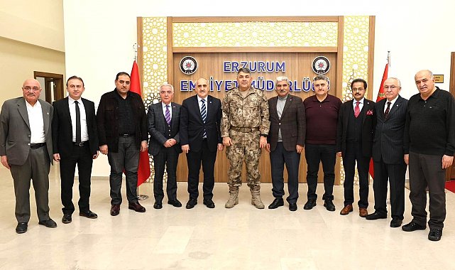 Kent Konseyi'nden Emniyet Müdürü Karaburun'a hayırlı olsun ziyareti