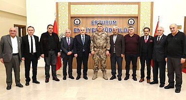 Kent Konseyi'nden Emniyet Müdürü Karaburun'a hayırlı olsun ziyareti