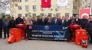 Kilis'te üreticilere hibe destekli tarım ve hayvancılık ekipmanları dağıtıldı