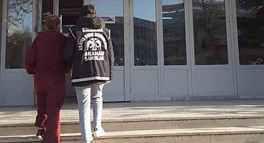 Kırıkkale'de 18 yıl 10 ay hapis cezası bulunan firari kadın yakalandı