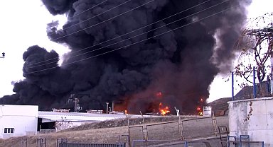 Kırıkkale'de kimya fabrikasında yangın