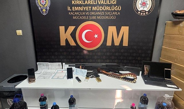 Kırklareli merkezli mali suç operasyonu: 8 şüpheli gözaltına alındı