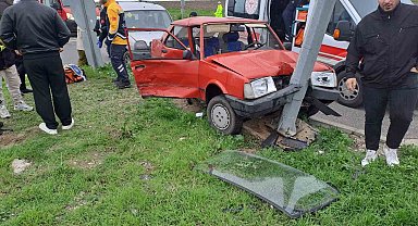 Kırklareli'nde trafik kazası: 1 yaralı