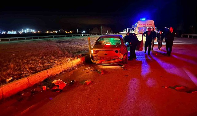 Kırmızı ışık ihlali kazaya sebep oldu: O anlar kamerada
