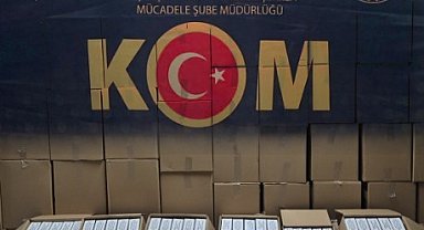 Kırşehir'de 1 milyon makaron ele geçirildi