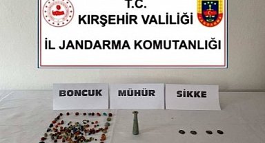 Kırşehir'de 'Anadolu Mirası' operasyonu: Çok sayıda tarihi eser ele geçirildi