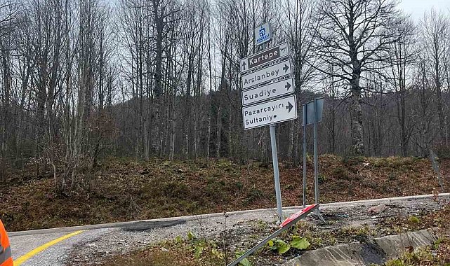 Kış turizm merkezi Kartepe'nin yolunda güvenlik önlemleri artırıldı