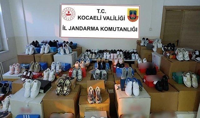 Kocaeli'de sahte ayakkabı operasyonu