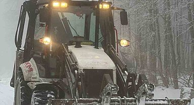 Kocaeli'de yüksek kesimlerde kesintisiz kış mesaisi başladı