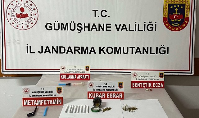 Kocaeli'den Gümüşhane'ye uzanan zehir hattı jandarmaya takıldı