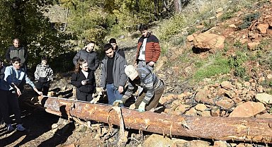 Köyceğiz'de Ormancılık Yüksek Okulu öğrencileri saha uygulamalarına katıldı