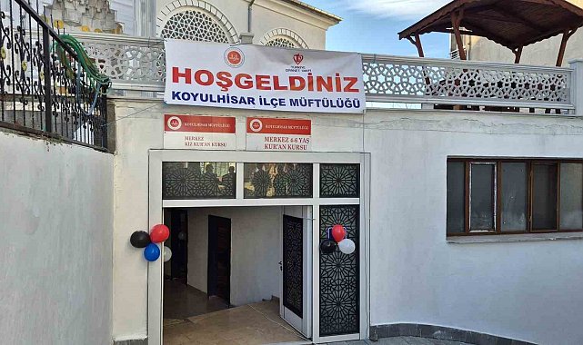 Koyulhisar'da Kur'an kursları eğitime başladı