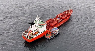 Küçükçekmece'de Alatepe Tankeri için kurtarma çalışmaları başladı