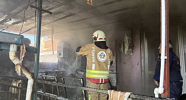 Kula'da müstakil evde çıkan yangın paniğe neden oldu