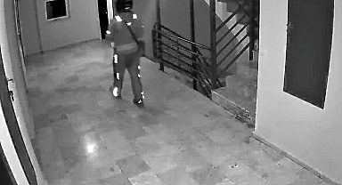 Kurye sipariş getirdiği binaya tuvaletini yaptı