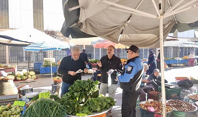 Kütahya Emniyeti'nden semt pazarlarında güvenlik bilgilendirmesi