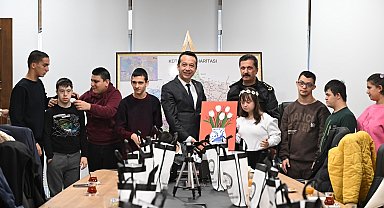 Kütahya İl Emniyet Müdürü Elbir, özel öğrencilerle bir araya geldi