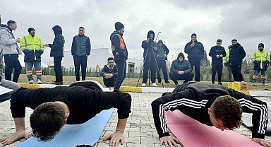 Kütahya OSB'de itfaiye birimi için personel alımında uygulamalı etap tamamlandı