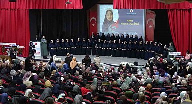 Kütahya Tavşanlı'da 36 kız hafız için görkemli icazet töreni