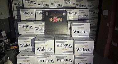 Kütahya'da bir araçta 5 milyon 190 bin boş makaron ele geçirildi