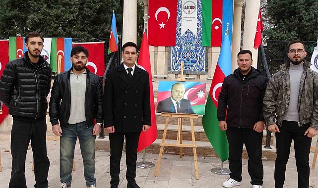 Kütahya'da Haydar Aliyev'in anısına resim sergisi