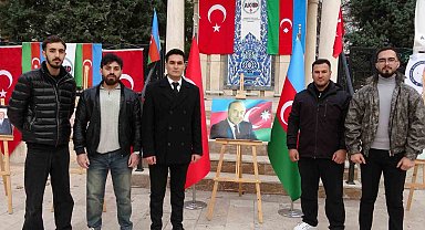 Kütahya'da Haydar Aliyev'in anısına resim sergisi