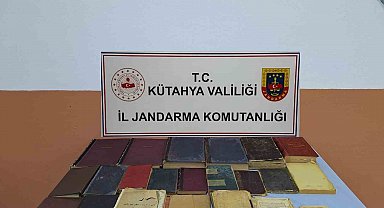 Kütahya'da jandarmadan tarihi eser operasyonu