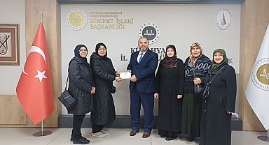 Kütahya'da Kur'an Kursu kursiyerlerinden Gazze'ye destek