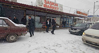 Malatya kırsalında kar yağışı etkili oluyor