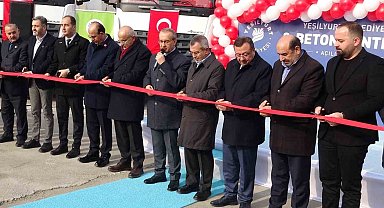 Malatya'da 70 milyon TL'lik beton santrali hizmete açıldı
