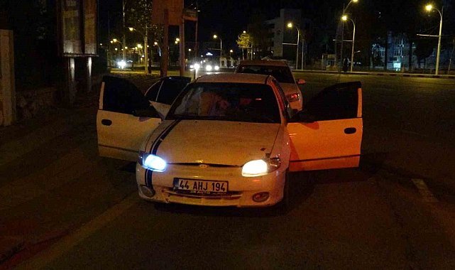 Malatya'da "dur" ihtarına uymayan sürücü gözaltına alındı