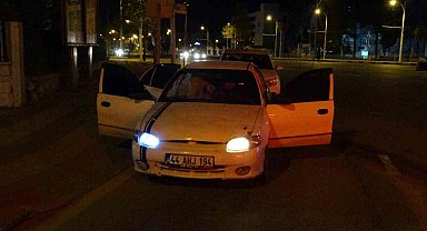 Malatya'da "dur" ihtarına uymayan sürücü gözaltına alındı