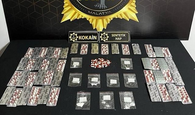 Malatya'da uyuşturucu operasyonu: 3 tutuklama