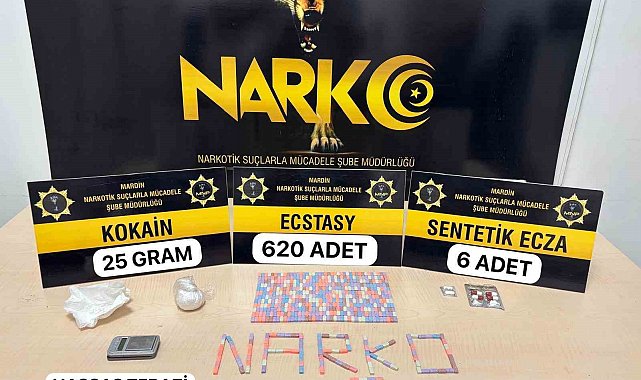 Mardin'de 620 adet uyuşturucu hap ele geçirildi