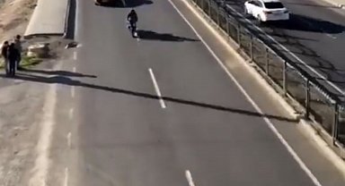 Mardin'de makas atan motosiklet sürücüsü yakalandı