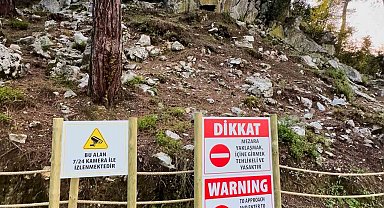 Marmaris Ticaret Odası'ndan 2 bin yıllık kaya mezarlarına kameralı koruma desteği