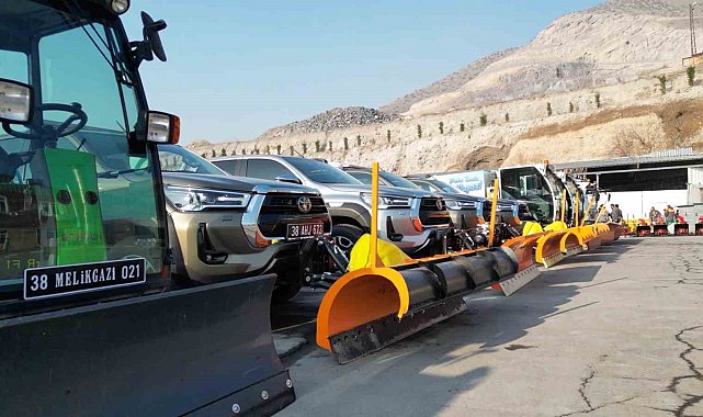 Melikgazi Belediyesi kışa hazır