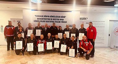 MEM Arama ve Kurtarma ekibi akredite edildi