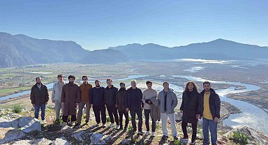 Menteşe gençleri Dalyan Kaunos'ta tarih ve doğayla buluştu