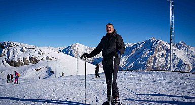 Mergabütan Kayak Merkezi'nde sezon açıldı
