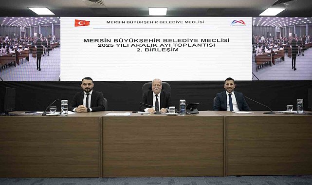 Mersin Büyükşehir Belediye Meclisinde 20 madde görüşüldü