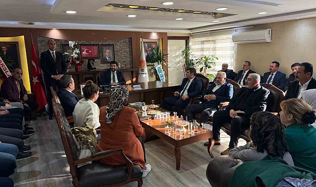 MHP Etimesgut İlçe Başkanı Muratgül'den AK Parti Etimesgut İlçe Başkanı Şankazan'a ziyaret