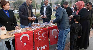 MHP Sur teşkilatından Regaip Kandili ikramı