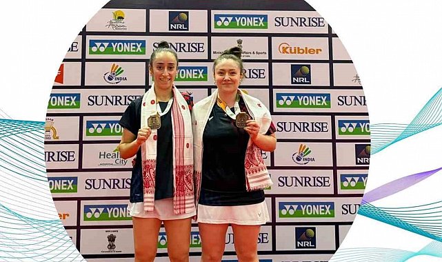 Milli badmintoncular Erçetin ve İnci'den Guwahati Masters'ta bronz madalya