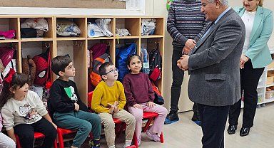 Milli Eğitim Müdürü Anaokulunda minik öğrencilerle buluştu