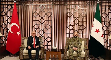 Milli Savunma Bakanı Güler, Suriyeli mevkidaşı Ebu Kasra ile bir araya geldi
