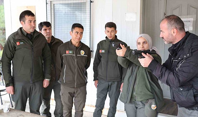 Muğla Orman Bölge Müdürlüğü personeline silah eğitimi