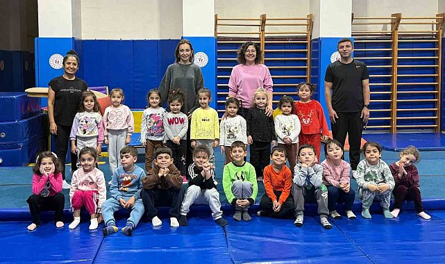 Muğla'da Anasınıfı öğrencileri cimnastikle spora ilk adım dedi